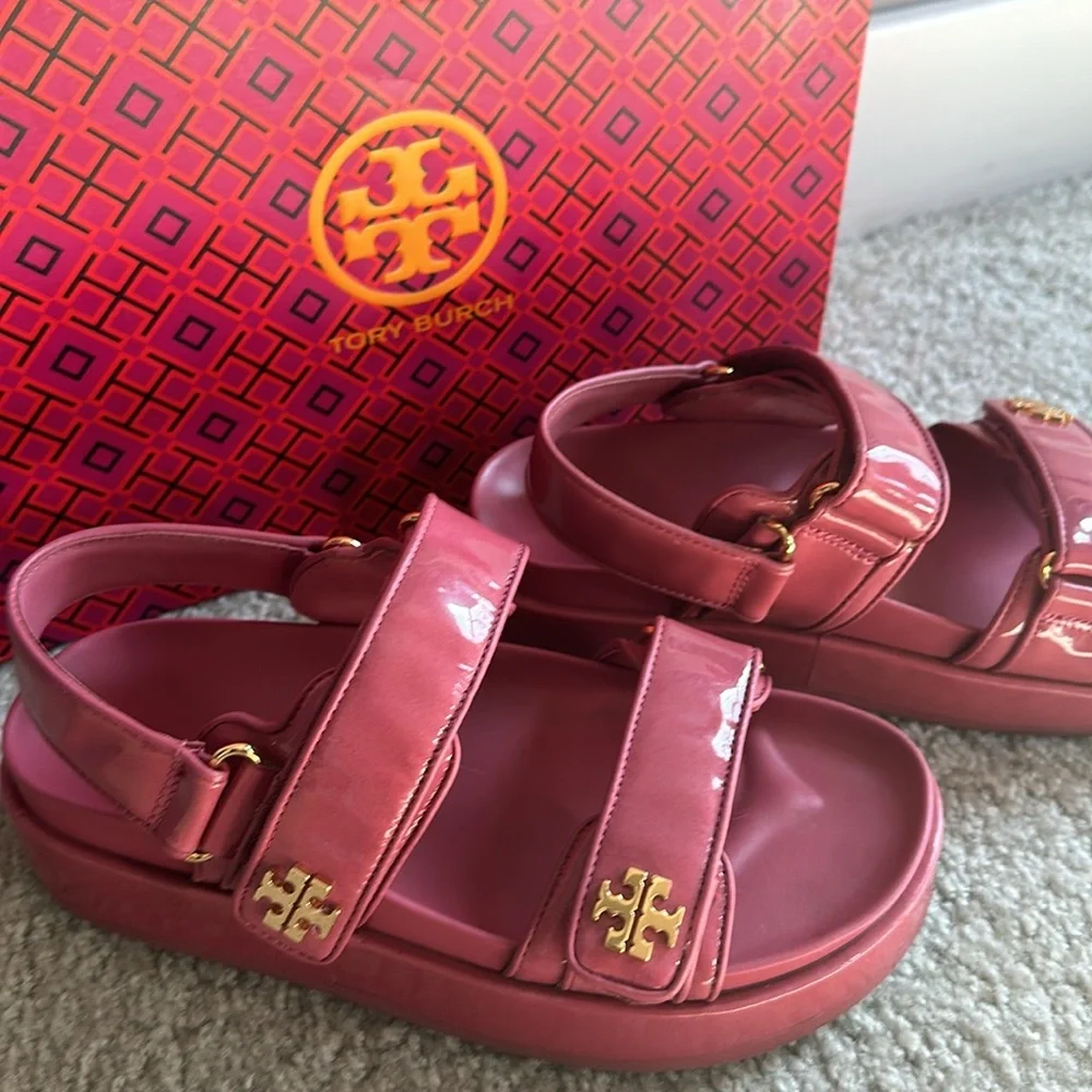 Tory Burch Pink Sandals - Picture 4 of 11